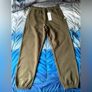 Saturdays NYC Abrams International Sweatpant, size medium, olive color